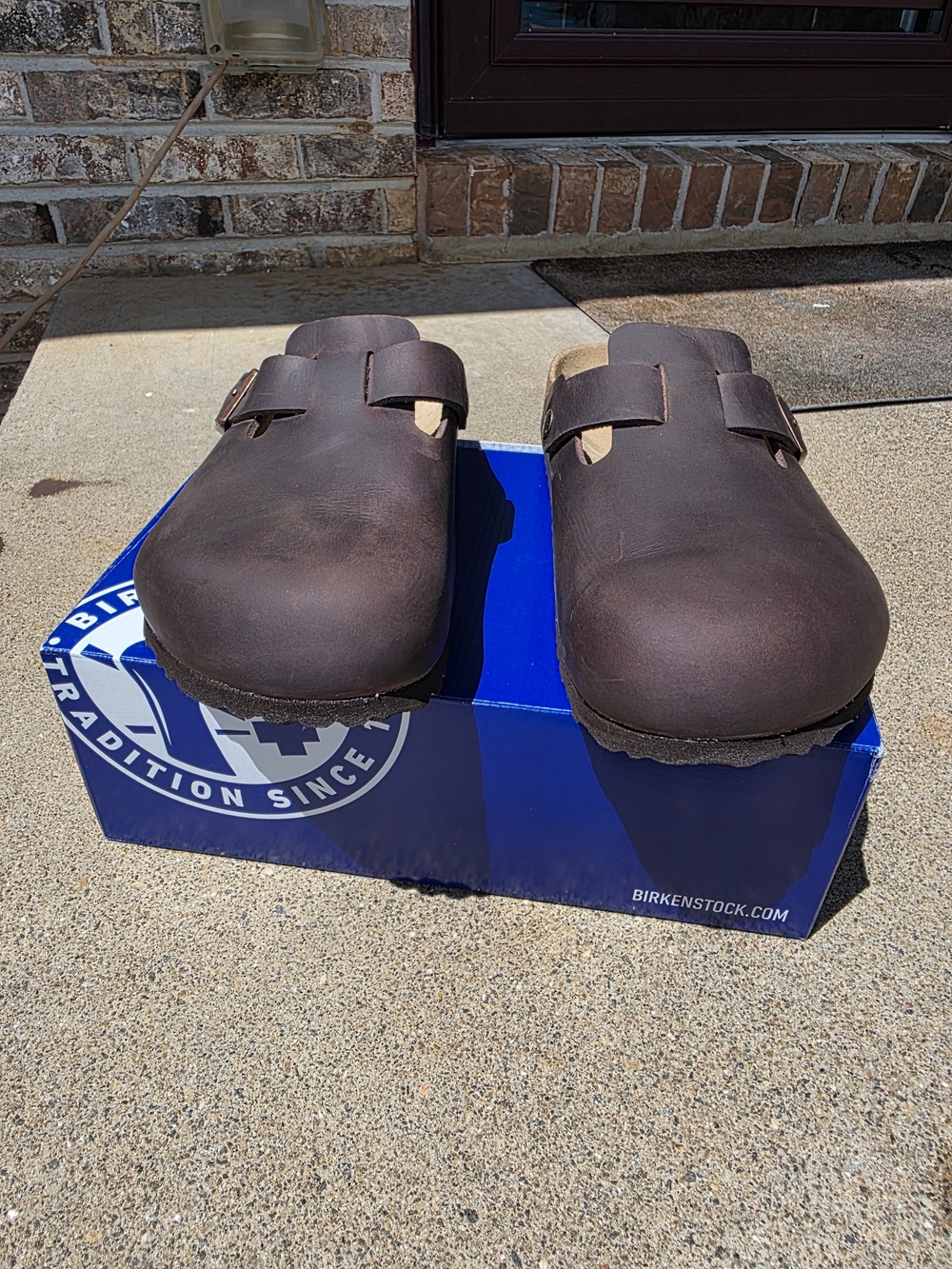 Birkenstock Boston Oiled Leather Habana EU 46 / US Men's 13 - Picture 2 of 9